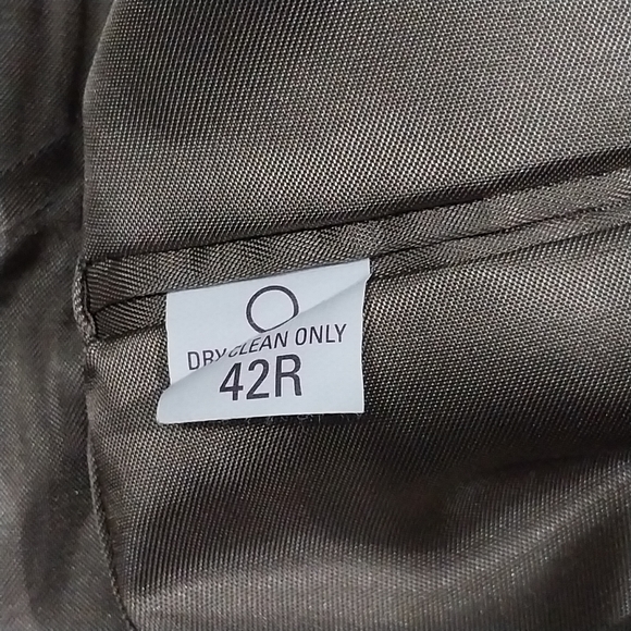 John D Craigmiles Houndstooth Sport Coat Blazer Jacket Mens 42R Brown Black - Picture 11 of 13